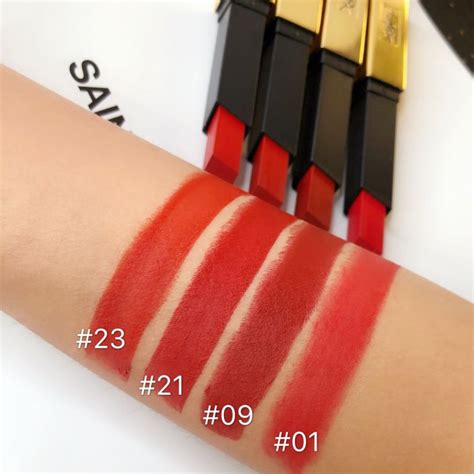 ysl matte rouge pur couture nr 210 swatches|ysl pur couture matte.